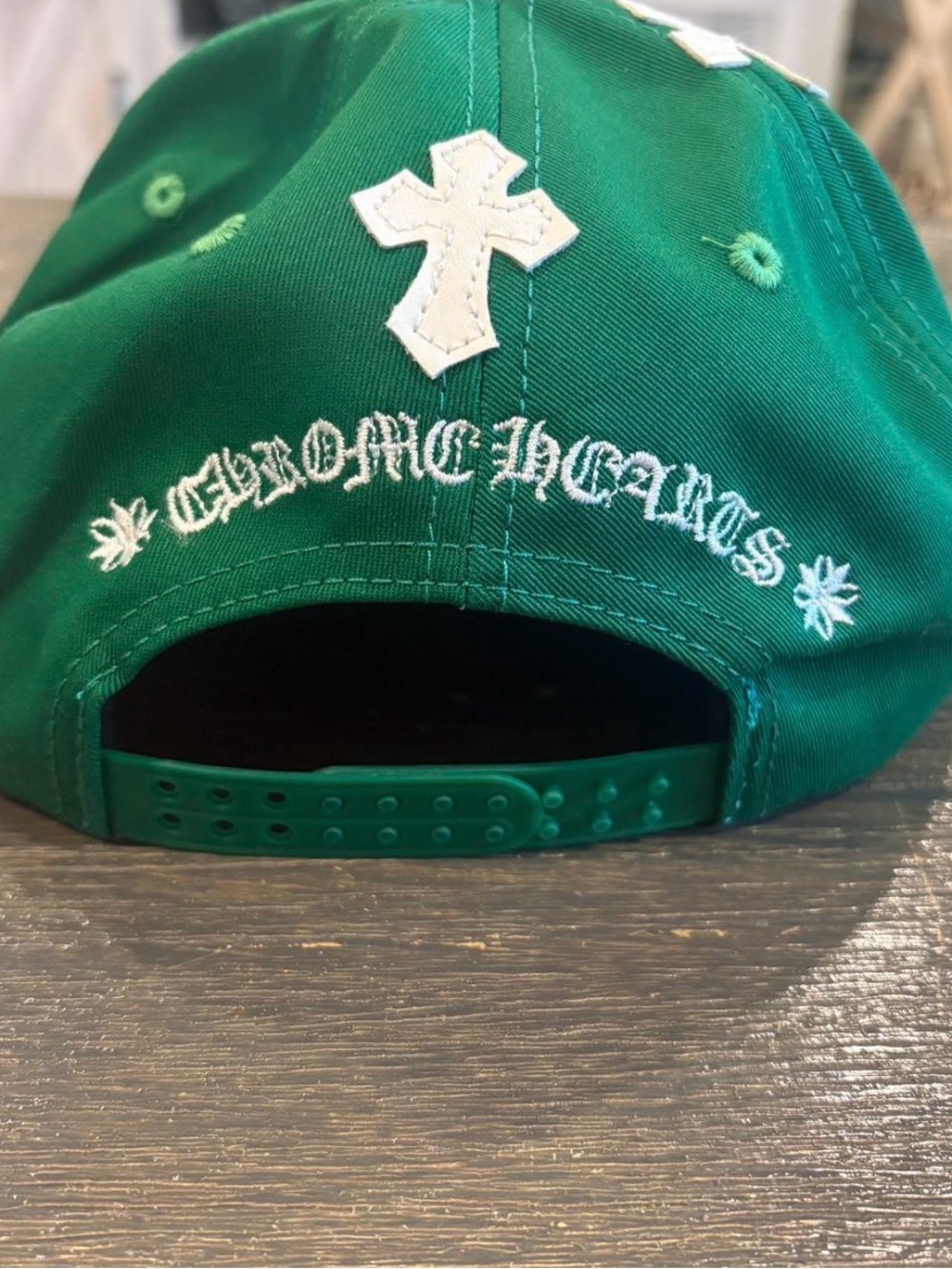 Chrome Hearts Green with White Embroidered Logos - Picture 3 of 3